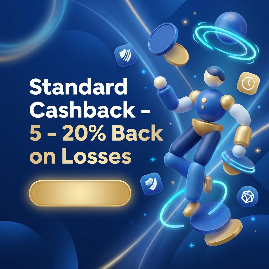 Standard Cashback - 5 - 20% Back on Losses